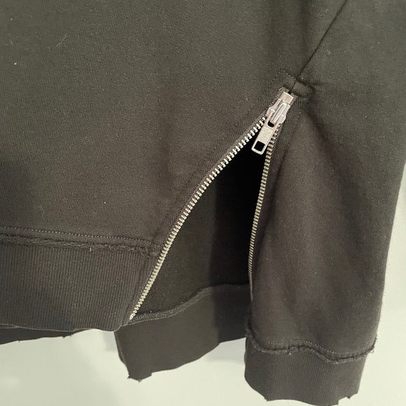 5 for $20: Joe's Jeans studded zipper crewneck sweatshirt - Picture 3 of 7